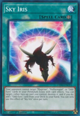 Yugioh! LP Sky Iris - LEDD-ENC13 - Common - 1st Edition Lightly Played, English