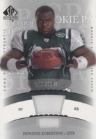 2003 SP Authentic Dewayne Robertson #249