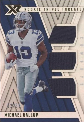 2018 Panini XR Michael Gallup #TTM-26