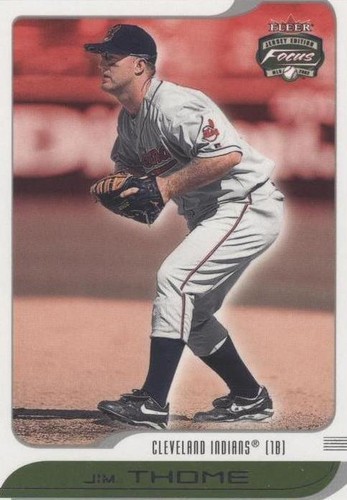 2002 Fleer Focus Jersey Edition - Jim Thome #3