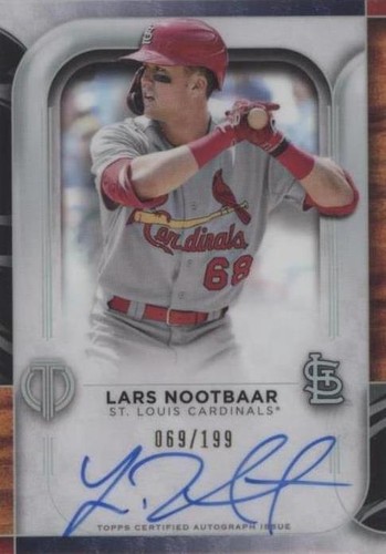 2025 Lars Nootbaar Topps Tribute #TA-LN On-Card Autograph