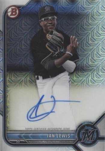 2022 Bowman Chrome - Ian Lewis #BCMA-IL