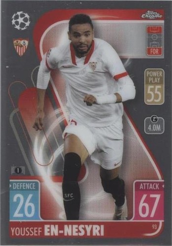 2021-22 Topps Chrome Match Attax UCL Youssef En-Nesyri #93