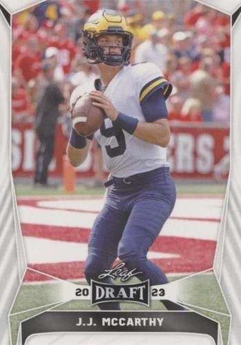 2023 Leaf Draft J.J. McCarthy #22