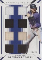 2019 Panini National Treasures - Brendan Rodgers #GGMS-BR