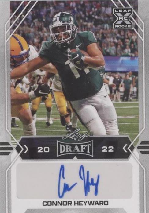 2022 Leaf Draft Connor Heyward #BA-CH2