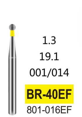 100 PCS High Quality Extra Fine Diamond Burs FG Dia. 1.6mm for Dental Handpiece