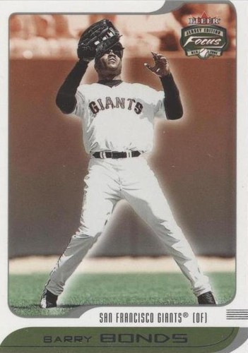 2002 Fleer Focus Jersey Edition - Barry Bonds #80
