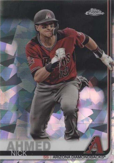 2019 Topps Chrome Sapphire Edition - Nick Ahmed #68