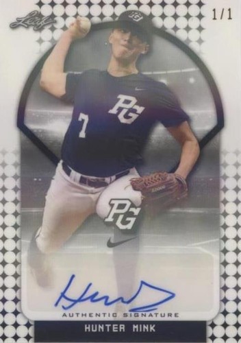 2018 Leaf Perfect Game National Showcase - Hunter Mink #BA-HM2