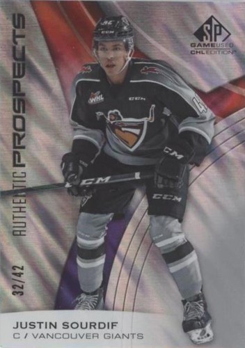 2019-20 Upper Deck SP Game Used CHL Edition - Justin Sourdif #17