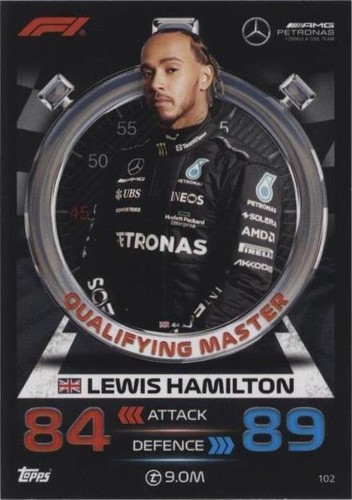 2023 Topps Chrome F1 #104 Lewis Hamilton Mercedes-AMG
