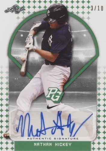 2018 Leaf Perfect Game National Showcase - Nathan Hickey #BA-NH1