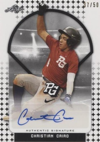 2018 Leaf Perfect Game National Showcase - Christian Cairo #BA-CC3