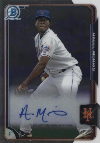 2015 Bowman Chrome - Akeel Morris #BCAP-AM