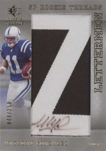 2007 SP Rookie Threads Anthony Gonzalez #142