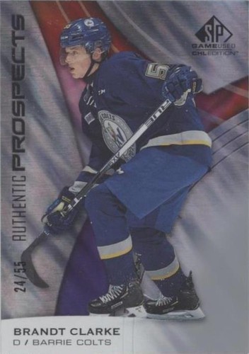 2019-20 Upper Deck SP Game Used CHL Edition - Brandt Clarke #7