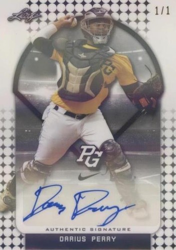 2018 Leaf Perfect Game National Showcase - Darius Perry #BA-DP1