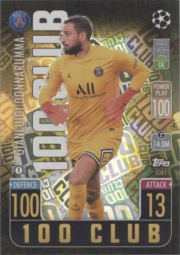 2021-22 Topps Match Attax UCL Extra Gianluigi Donnarumma #CLU 1