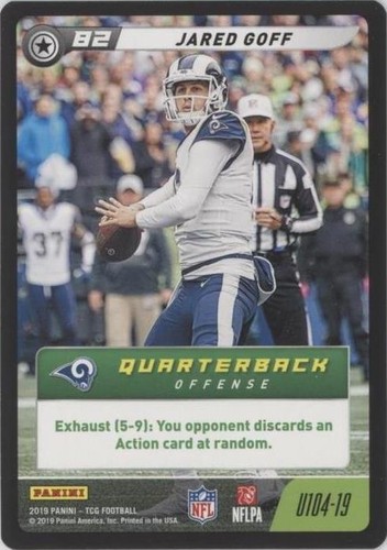 2019 Panini NFL Five TCG Jared Goff #U104-19