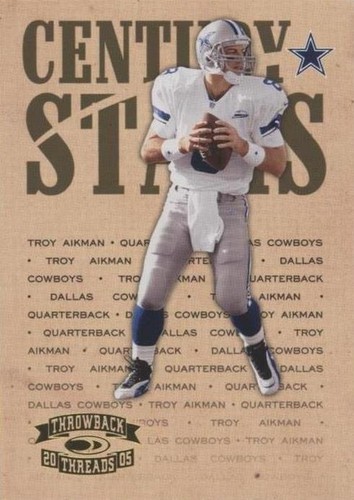 2005 Donruss Throwback Threads Troy Aikman #CS-24