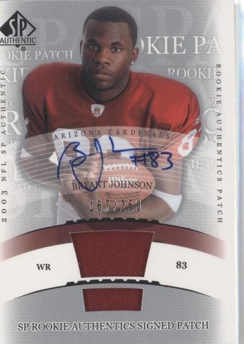2003 SP Authentic Bryant Johnson #254