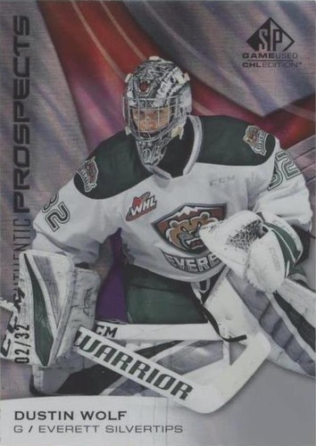 2019-20 Upper Deck SP Game Used CHL Edition - Dustin Wolf #75