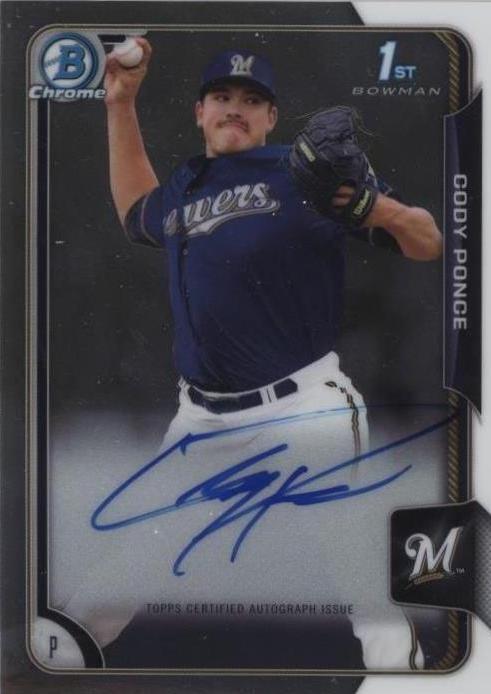 2015 Bowman Draft - Cody Ponce #BCA-CP