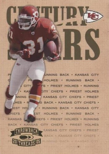 2005 Donruss Throwback Threads Priest Holmes #CS-18