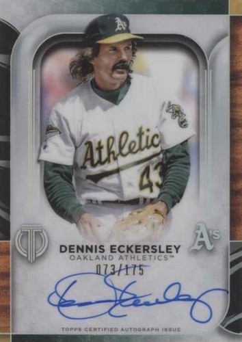 2022 Topps Tribute - Dennis Eckersley #TA-DE