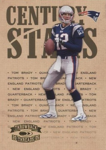2005 Donruss Throwback Threads Tom Brady #CS-23