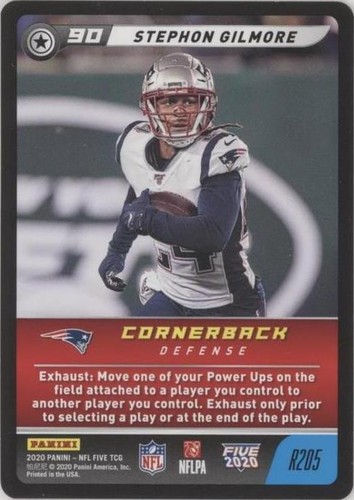 2020 Panini NFL Five TCG Stephon Gilmore #R205