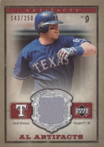 2006 Upper Deck Artifacts - Hank Blalock #AL-HB