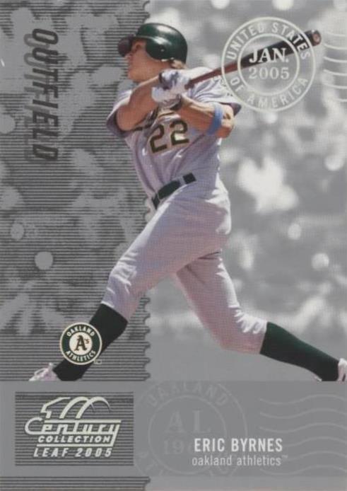 2005 Leaf Century Collection - Post Marks Silver #85 Eric Byrnes /100 ...
