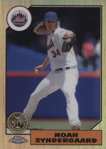 2017 Topps Chrome - Noah Syndergaard #87T-9