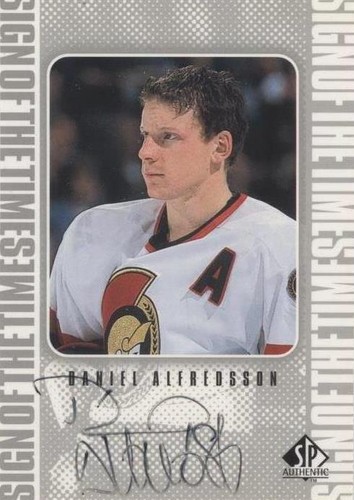 1998-99 SP Authentic - Daniel Alfredsson #DA