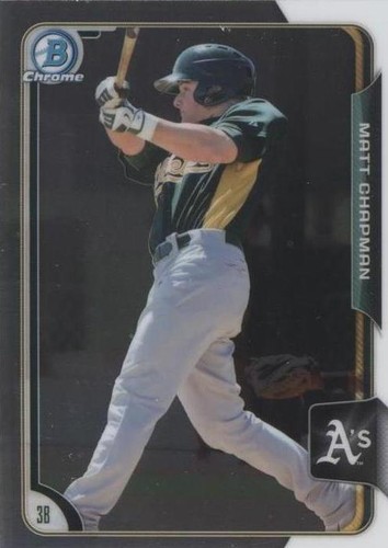 2015 Bowman Chrome - Matt Chapman #BCP225