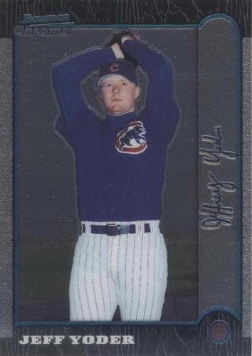 1999 Bowman Chrome - Jeff Yoder #176