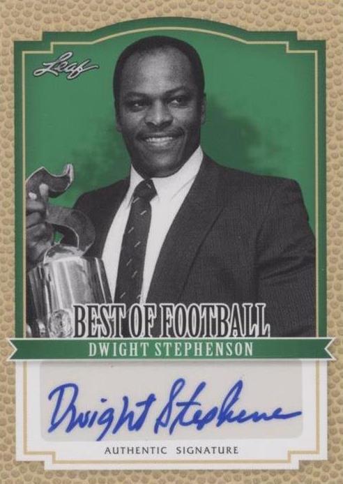 2012 Leaf Best of Football Dwight Stephenson #BA-DS1