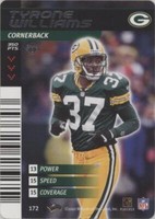 2001-02 NFL Showdown 1st Edition Tyrone Williams #172