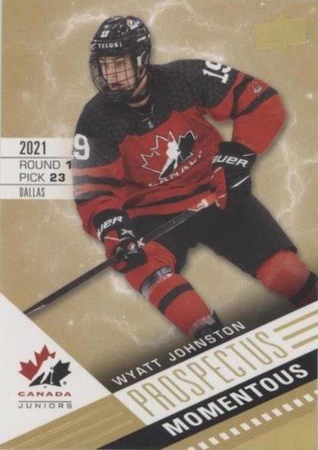 2021 Upper Deck Team Canada Juniors - Wyatt Johnston #PM-25