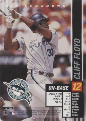 2002 MLB Showdown - Cliff Floyd #136