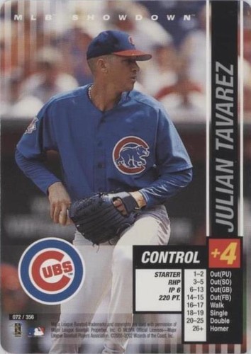 2002 MLB Showdown - Julian Tavarez #072