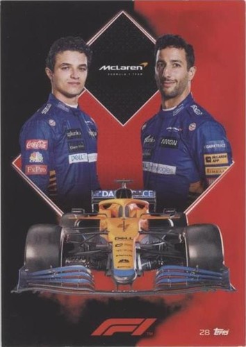 2021 Topps F1 Turbo Attax - Daniel Ricciardo Lando Norris #28