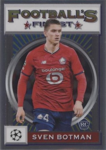 2021-22 Topps Finest Flashbacks UCL Sven Botman #130