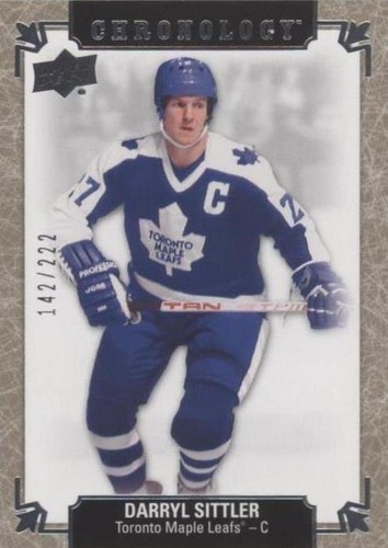 2018-19 Upper Deck Chronology - Darryl Sittler #27