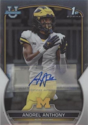 2022 Bowman University Chrome Andrel Anthony #63