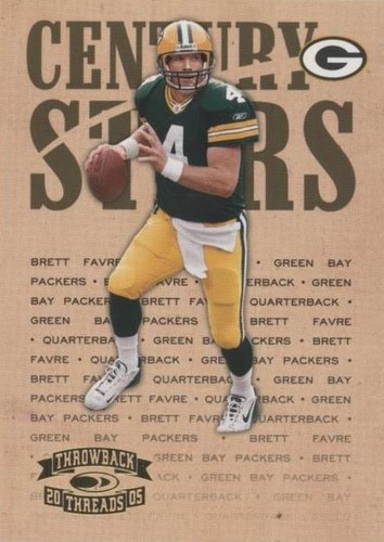 2005 Donruss Throwback Threads Brett Favre #CS-1
