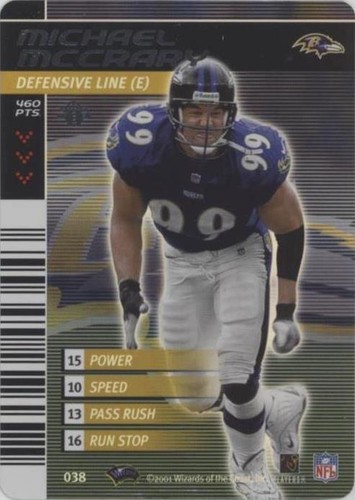 2001-02 NFL Showdown 1st Edition Michael McCrary #038