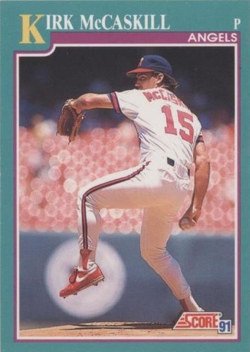 1991 Score - Kirk McCaskill #590